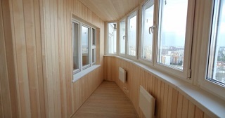 Внутренняя отделка лоджии Липецк, цена от 209 руб. м2